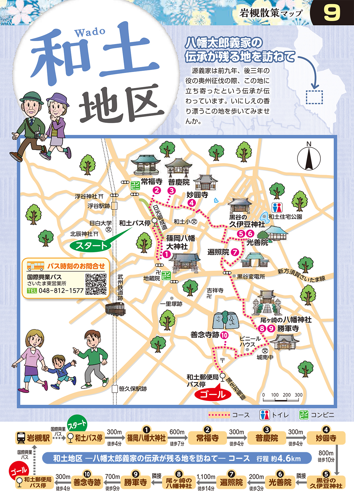 岩槻散策マップ9「和土地区」